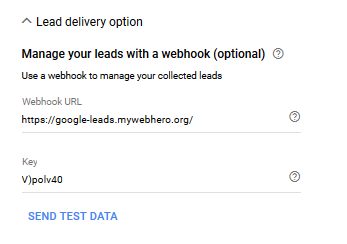 Google Lead Forms Email Integration